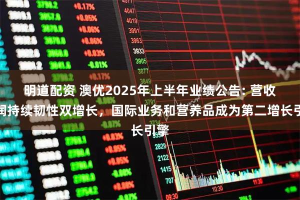 明道配资 澳优2025年上半年业绩公告: 营收利润持续韧性双增长，国际业务和营养品成为第二增长引擎