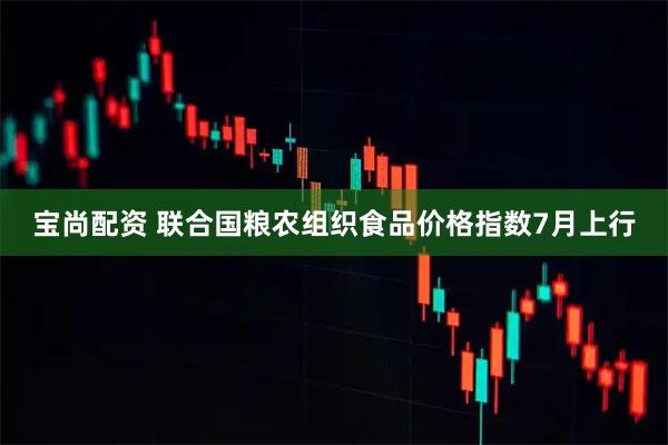 宝尚配资 联合国粮农组织食品价格指数7月上行